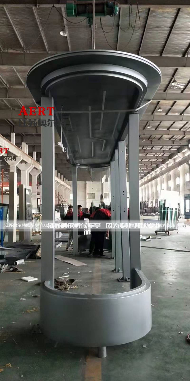 上圖為廣東智能港灣款候車亭,長為22米。 上圖為廣東智能港灣款候車亭,長為22米。